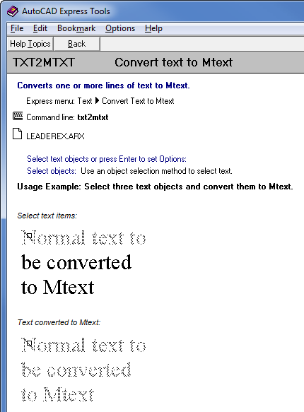 autocad2000txt2mtxthelp